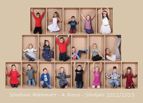 Klassenfoto-Kisten-Karton
